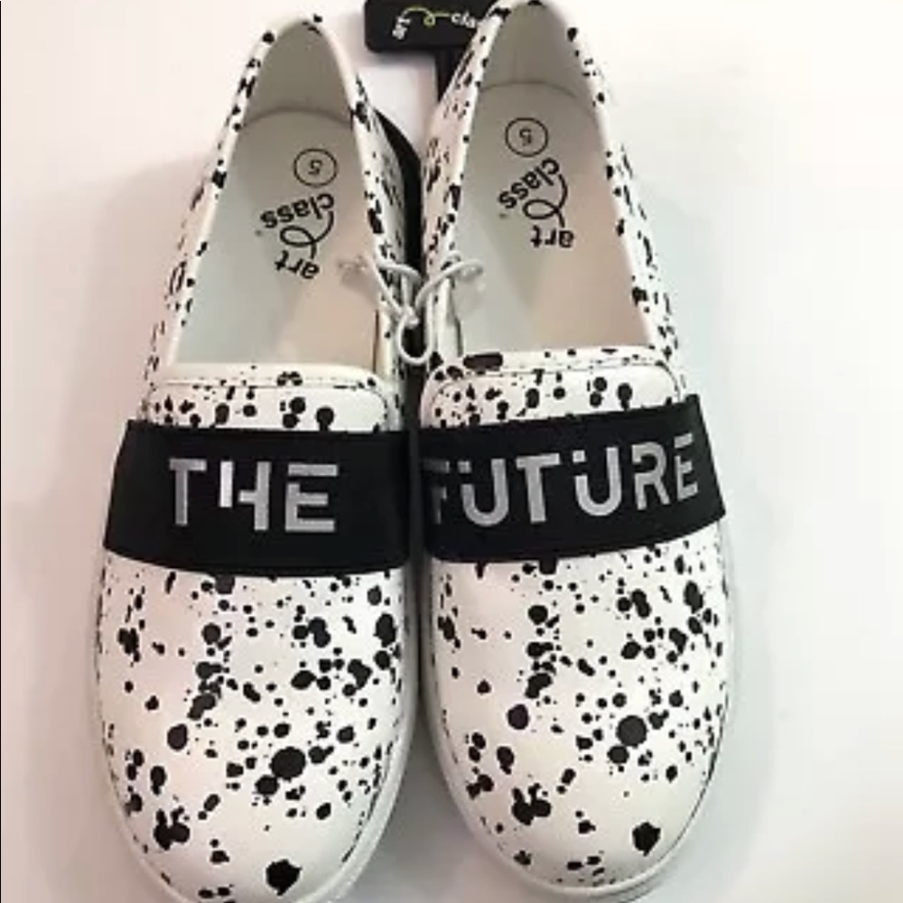 Kids ART CLASS “The Future" Splatter Sneakers